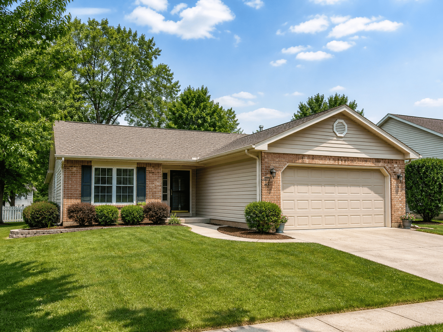 Charming Ranch Style Home exterior front view