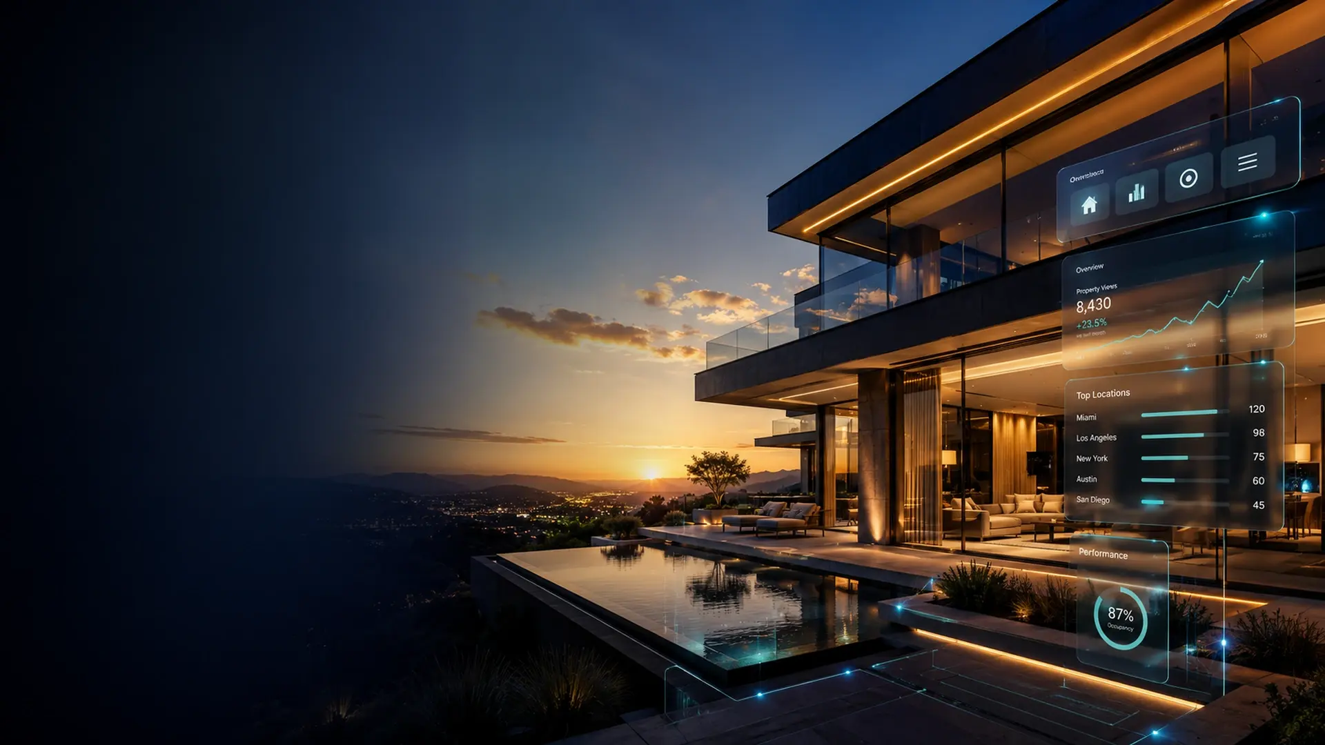 CamiloWeb Estate Suite hero background