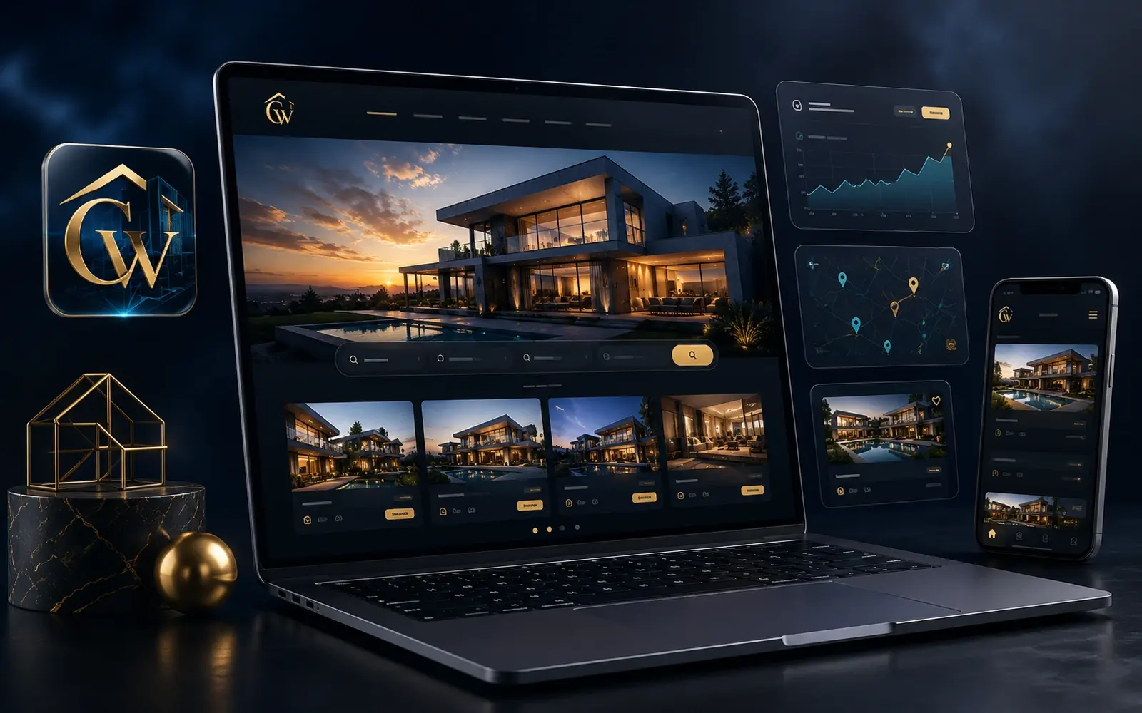 CamiloWeb Estate Suite portfolio preview
